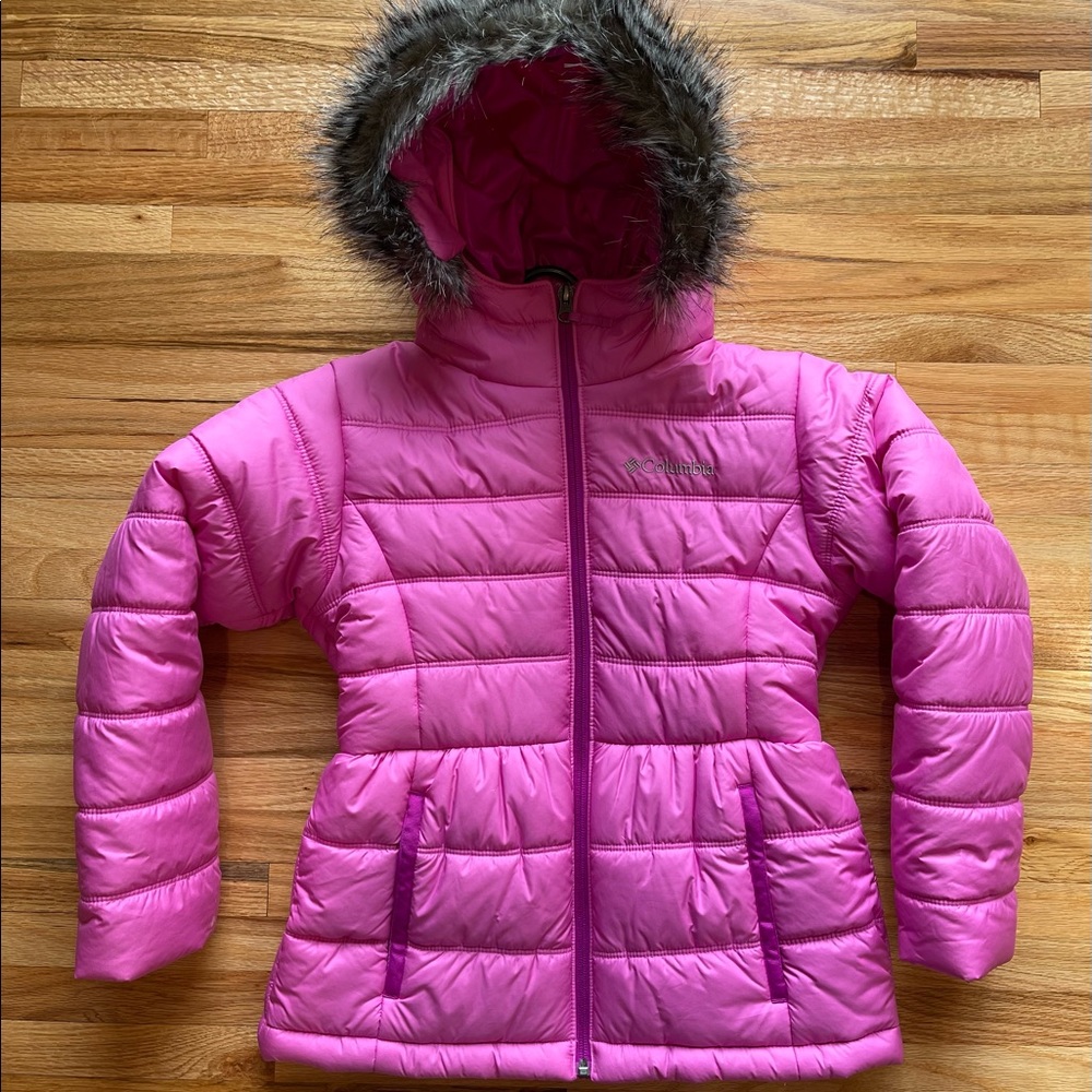 Girls Columbia winter snow coat. Size small 7/8